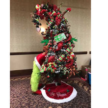 Load image into Gallery viewer, 6ft Bendable Alpine Tree, GRINCH  WHO-VILLE CHRISTMAS TREE