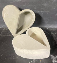 Load image into Gallery viewer, Cement Heart Planter | Heart Shaped Candle Holder Dish | Valentine&#39;s Day | HANDMADE | JLK