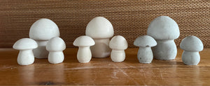 Cement Mushrooms | 3 inch | S/3 | Made in OHIO | JLK