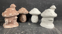 Load image into Gallery viewer, S/2 HALLOWEEN Cement Mushrooms | Concrete Shrooms | HANDMADE | JLK