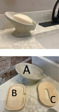 Load image into Gallery viewer, Cement SOAP HOLDERS | 3 Soap Dish Styles | Sealed | 3 Color Options | Made in Ohio | JLK