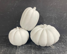 Load image into Gallery viewer, S/3 | Cement Pumpkins | Concrete Pumpkins | 3 COLOR Options | HandMade |  JLK