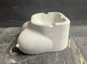 Cement Booby ASHTRAY | Concrete Boobies |  Smudge Stick Holder | Smoking | Weed | Pot | Cigar | Marijuana | Gift for Him | JLK