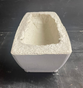 12" Cement Trough Planter | Rectangle Concrete Candle Holder | 8lbs | | Handmade | JLK