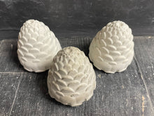 Load image into Gallery viewer, S/3 | Cement PINE CONES | Concrete Winter decor |  Christmas | HandMade | JLK