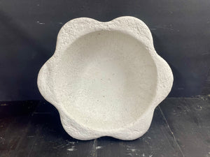 13" Heavy Cement Bowl | Concrete Planter | SEALANT Options | Wabi Sabi | HANDMADE | JLK