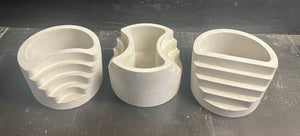 Cement Planters | CANDLE Holders | 3 Styles | 3 Color Options | Optional Drainage Hole & Sealant | HANDMADE | JLK