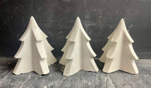 Load image into Gallery viewer, 5&quot; Cement CHRISTMAS TREE | Concrete Winter decor | HandMade | JLK