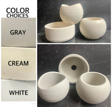 Load image into Gallery viewer, S/3 Cement Planters | Concrete | 3 Color Choices | Great for Small areas | HANDMADE | JLK