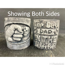 Load image into Gallery viewer, Cement Best DAD in the World | PERSONALIZED with Your Dad&#39;s Initials | HandMade | JLK