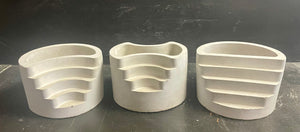 Cement Planters | CANDLE Holders | 3 Styles | 3 Color Options | Optional Drainage Hole & Sealant | HANDMADE | JLK