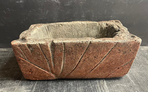 10.5" |  Rectangle Cement Trough Planter | Concrete Pot | WABI-SABI | Handmade | JLK