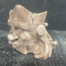 Load image into Gallery viewer, Cement Tree Log Man Face | Concrete Planter | Catch-All | HandMade | JLK