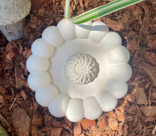 Load image into Gallery viewer, 5&quot; Cement Bee Watering Station | Butterfly Concrete Sealed Puddler Dish | Pollinator Garden | GREAT for Small Areas | JLK