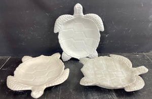 Cement Lg. Sea TURTLE TRAY | 3 Color Options | HandMade | JLK