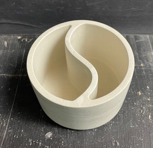 Cement Planter | Concrete Candle Holder | Yin Yang | 3 Color Options | Optional Sealant | HANDMADE | JLK