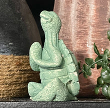 Load image into Gallery viewer, Cement YOGI TURTLE | Green | Zen | Yoga | Namaste | Manifest | HandMade | JLK