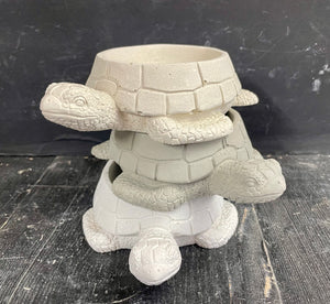 Turtle Cement Planter | Concrete Candle Dish| HANDMADE | JLK