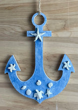 Load image into Gallery viewer, ANCHOR w/Shells | Cement | Concrete | Nautical | Ocean | HANDMADE | JLK