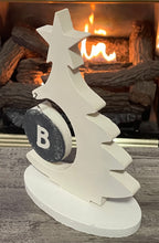 Load image into Gallery viewer, Cement Christmas Tree w/Hanging Bulb | PERSONALIZED | Concrete Winter Decor | HandMade | JLK