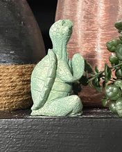 Load image into Gallery viewer, Cement YOGI TURTLE | Green | Zen | Yoga | Namaste | Manifest | HandMade | JLK