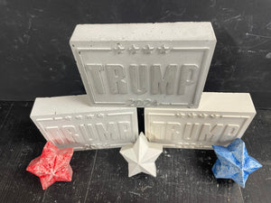 TRUMP 2024 | PATRIOTIC | Red, White, Blue Stars | Handmade | JLK