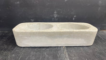 Load image into Gallery viewer, 14&quot; Heavy Cement Planter | Hypertufa Concrete | Rectangle Trough | HANDMADE | JLK