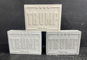 MAGA | TRUMP 2024 | Cement Letter | Concrete Block Sign | Handmade | JLK