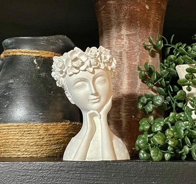 Cement Goddess | Concrete Candle Holder Dish | Lady Vessel Planter | 3 Color Options | Catch-All | HANDMADE | JLK