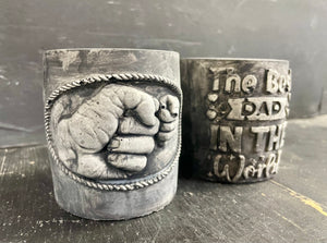 Cement BEST DAD in the World | HandMade | JLK