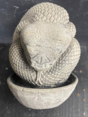 Cement SNAKE | Concrete Reptile | HANDMADE | JLK