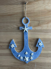 Load image into Gallery viewer, ANCHOR w/Shells | Cement | Concrete | Nautical | Ocean | HANDMADE | JLK