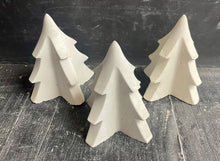 Load image into Gallery viewer, 5&quot; Cement CHRISTMAS TREE | Concrete Winter decor | HandMade | JLK