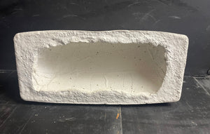 12" Cement Trough Planter | Rectangle Concrete Candle Holder | 8lbs | | Handmade | JLK