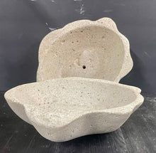 Load image into Gallery viewer, 10.5&quot; Hypertufa Cement Planter | Sealed | Concrete | Wabi-Sabi |Drain Hole | HANDMADE | JLK