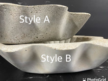 Load image into Gallery viewer, 11&quot; Cement Planter | Concrete Hypertyfa Bowl | HANDMADE | Wabi-Sabi | JLK