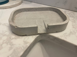 Cement SOAP Dish Holder | Sealed Concrete | Made in Ohio | JLK