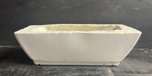 12" Trough Planter | Rectangle Cement | 8lbs | Duty Concrete Pot | Handmade | JLK