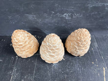 Load image into Gallery viewer, S/3 | Cement PINE CONES | Concrete Winter decor |  Christmas | HandMade | JLK