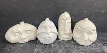 Load image into Gallery viewer, S/4 | Cement Pumpkins w/ Expressions | Concrete Face Pumpkins | 3 COLOR Options | HandMade | JLK