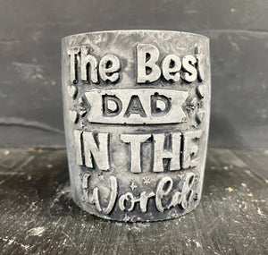 Cement BEST DAD in the World | HandMade | JLK