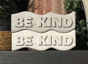 BE KIND Word Art | Cement | Shelf decor | Zen | Handmade | JLK