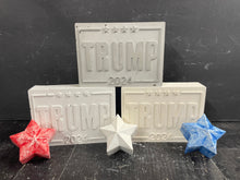 Load image into Gallery viewer, TRUMP 2024 | PATRIOTIC | Red, White, Blue Stars | Handmade | JLK