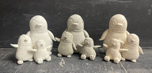 Load image into Gallery viewer, S/3 Cement Penguins  | Concrete | Set of 2 |  Christmas Winter decor | HandMade | JLK