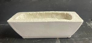 12" Trough Planter | Rectangle Cement | 8lbs | Duty Concrete Pot | Handmade | JLK