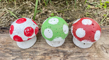 Load image into Gallery viewer, S/3 Cement Mushrooms from Mario, Hypertufa, Cement, Super Power, Gift for Gamers,