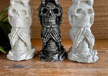 Load image into Gallery viewer, Cement Skulls | Hear, Say, See No Evil | HANDMADE | JLK