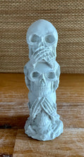 Load image into Gallery viewer, Cement Skulls | Hear, Say, See No Evil | HANDMADE | JLK