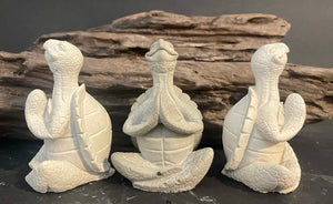 Cement YOGI TURTLE | 3 Color Options | Zen | Yoga | Namaste | Manifest | HandMade | JLK