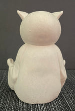 Load image into Gallery viewer, Cement Cream Yogi OWL | Meditation | Zen | Yoga | Namaste | Law of Attraction | HandMade | JLK